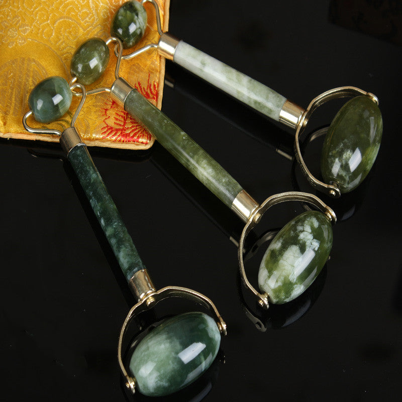 Natural jade beauty device