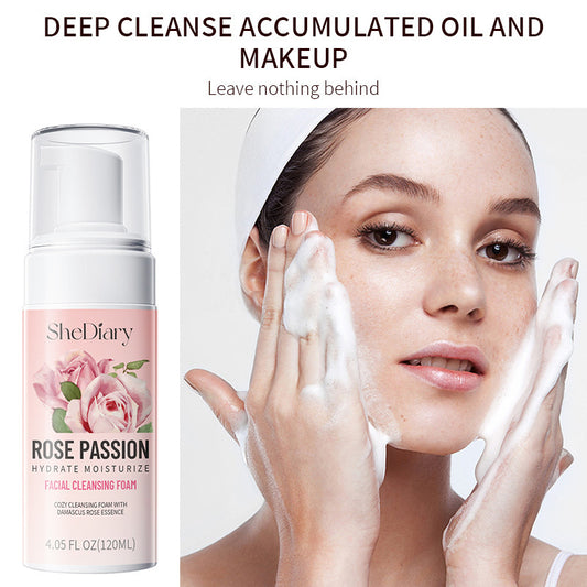 Rose Cleansing Mousse Cleansing And Oil Controlling